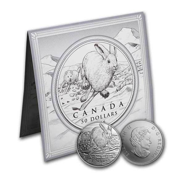 2016 Canada 1/2 oz Silver $50 Hare 2016 Canada 1/2 oz Silver $50 Hare